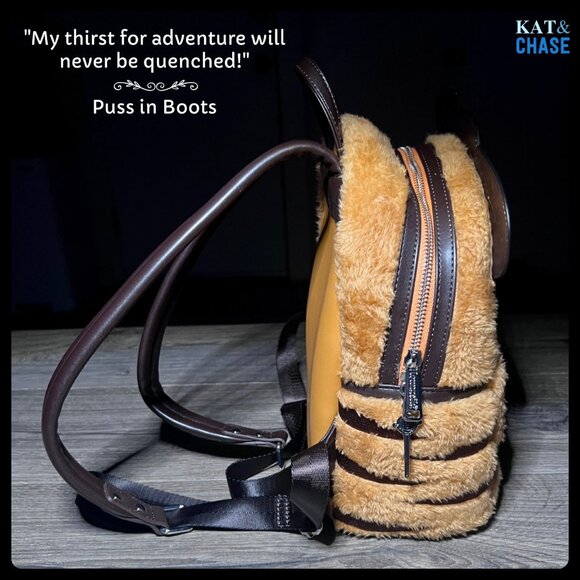 Loungefly Shrek Puss in Boots Cosplay Mini Backpack Cat Dreamworks Movie Tv - Picture 4 of 12